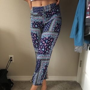Fun breezy crop pants